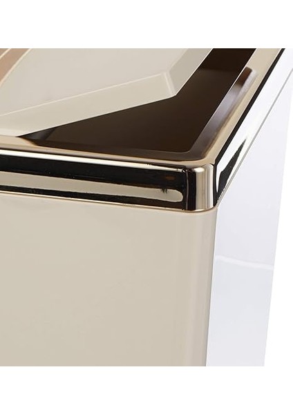 Toskana Çöp Kovası 6 Lt Bej Altın modelleri