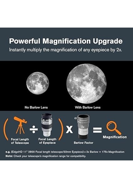 Barlow Lens 2x cl 93326 modelleri