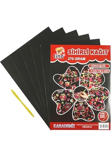 Sihirli Kağit 5'li 270 gr 20 x 30 cm