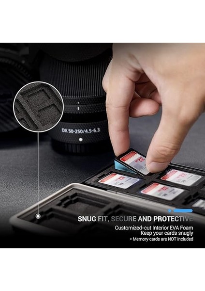 Sd Sdxc Sdhc X12 + Cfexpress Type-A Kart X12 Için Suya Dayanıklı Hafıza Kartı Kılıfı, Hafıza Kartı Kutusu Taşıma Çantası, Sd Kart Tutucu Depolama modelleri