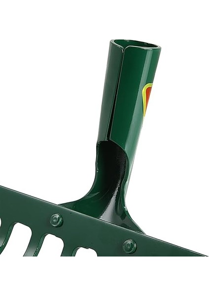 Metal Burgulu Bahçe Tarla Tırmığı 18 Diş Çim Peyzaj Yaprak Ot Saman Temizleme Toprak Işleme Tırmığı fırsatları