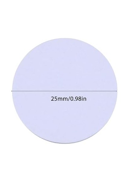 Nfc Tag Nxp NTAG215 Nfc Kart, Beyaz Pvc, 2,5 cm Çap, Yuvarlak, 504 Bytes Bellek, Amiibo Tagmo ile Uyumlu - 10 Adet indirimleri