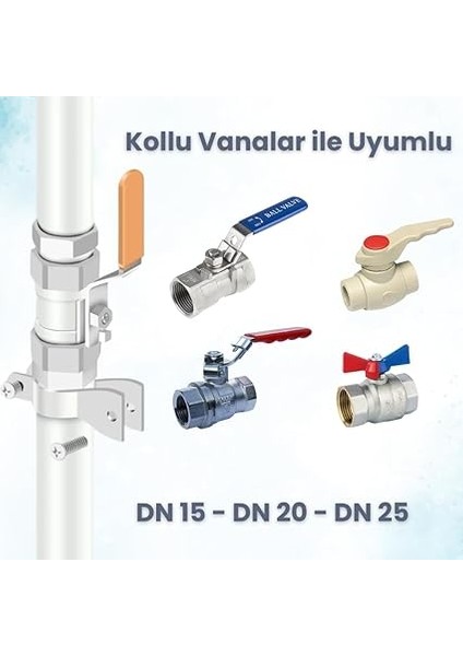Pilli Akıllı Su ve Gaz Vana Kontrolcüsü ( Tuya, Smart LIFE,ZIGBEE2MQTT Uyumlu ) modelleri