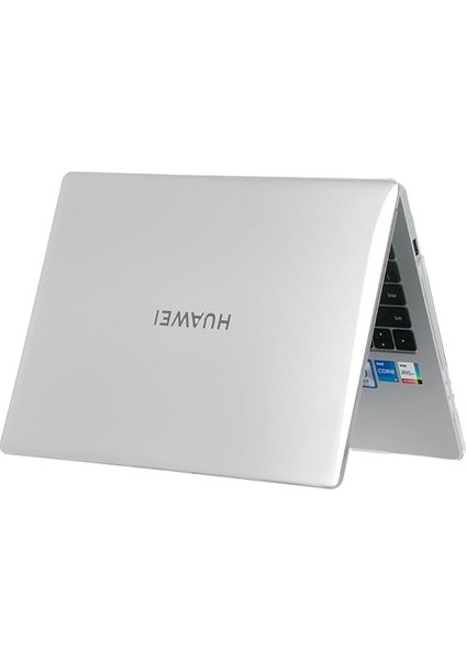 Huawei Matebook D16 Kılıf (2024 Yılı) ile Uyumlu Kristal Parlak Iz Yapmaz Koruyucu Şeffaf modelleri