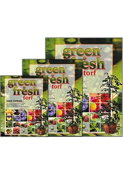 Fresh Torf 80 Lt Çiçek Toprağı Saksı Toprağı Doğal Tohum Ekim Torfu fiyatları