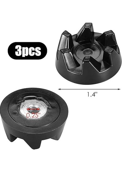 3 x Kavrama 9704230, Kavrama Taşıyıcı, Blender Rubber Coupler Anahtarlı Kitchenaid Modelleri KSB52, Ksb5, 5KSB52, 5ksb5 ile Uyumlu fiyatları