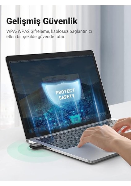 2.4 ve 5 Ghz Dual Band USB Wi-Fi Alıcı Ağ Adaptörü indirimleri