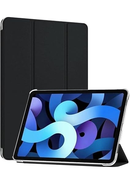 Galaxy Tab A9 8.7inç X110 X113 X115 X117 ile Uyumlu Kılıf Pu Deri Smart Standlı Case Siyah modelleri