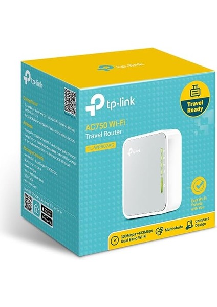 TL-WR902AC, AC750 Mbps Wireless Travel Router fırsatları