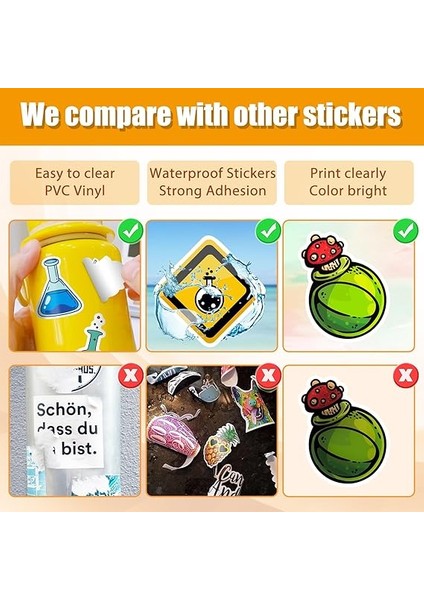 Laboratuvar Fizik Çıkartması, Biyoloji Çıkartma Seti, 50 Adet, Sevimli Dekorasyon, Araba, Dizüstü Bilgisayar, Kaykay, Bisiklet, Moped, Motosiklet, Bisiklet, Bilgisayar Için, Yetişkinler ve Çocuklar modelleri