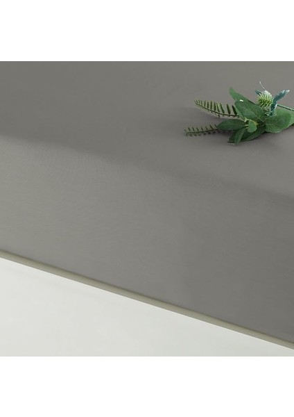 Mix&amp;match Pamuk Saten Tek Kişilik Lastikli Çarşaf Vizon