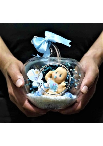 Çiçek Mini Elma Biberonlu Erkek Bebek Hoşgeldin Bebeğim Teraryum EBA-1217 fırsatları