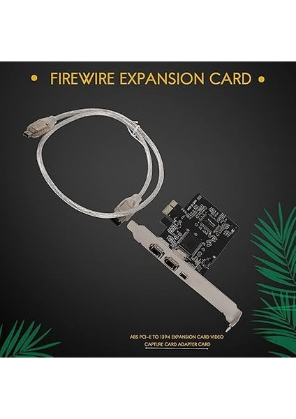 1394 Firewire Kartı,pcıe 3 Bağlantı Noktaları 1394A Firewire Genişletme Kartı, Harici Ieee 1394 Adaptör Denetleyicisine Pcı Express modelleri