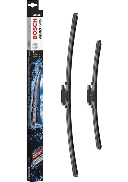 Aerotwin Silecek Seti - [600/400 Mm] Peugeot 301 (2012-2021) #A116S