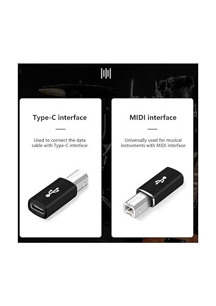 C To USB B Midi Klavye Yazıcı Printer Çevirici Dönüştürücü Adaptör modelleri