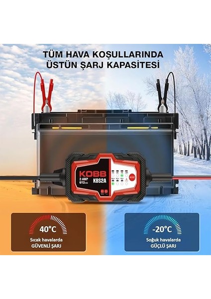 KBS2A 6V/12V 60AH Akıllı Akü Şarj ve Akü Bakım/desülfatör modelleri