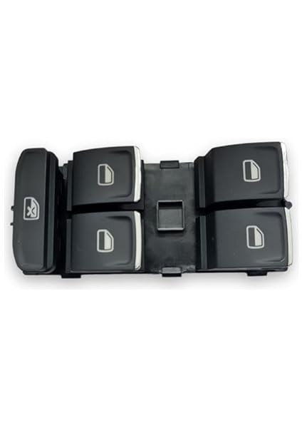 Sol Ön Kapı Dörtlü Cam Düğmesi Krom 5G0959857E Vw Tiguan ile Uyumlu 2016-2020 modelleri