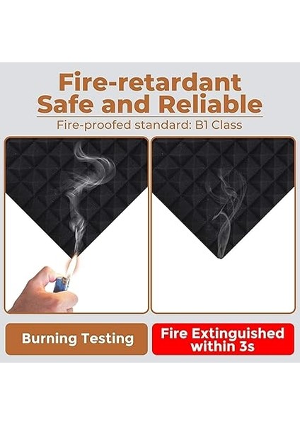 12 Adet Kendinden Yapışkanlı Akustik Köpük, Kendinden Yapışkanlı, Kabarcıklı Köpük, Ses Yalıtımı, Ses Yalıtımı, Kendinden Yapışkanlı, Akustik Köpük Mat, 30 x 30 x 2,5 cm fırsatları