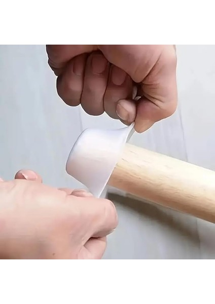 Silikon Sandalye Ayak Koruyucu Kapak 8'li Set | Kaymaz ve Sessiz Ped | Zemin Çizilmesini Önler | Masa ve Sandalyeler Için Uyumlu | Beyaz &amp; Gri Renk Seçenekli