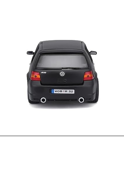 531290M Vw Golf R32 1:24 Scale Model Araba, Mat Siyah modelleri