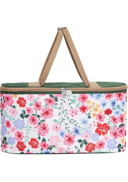 22 Litre Piknik/kamp Çantası Sepeti. Termal Termos Çanta (Sıcak-Soğuk Koruma Sağlar) Flower indirimleri