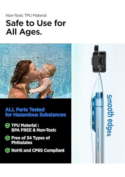 Aqua Shield Floating Waterproof Ipx8 Sertifikalı Su Geçirmez Yüzer Kılıf (2 Adet) A610 Siyah - AMP04527 modelleri