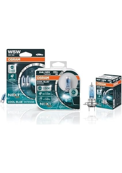 H7 Cool Blue Intense Next Gen 5000K Beyaz Işık (Takım-2 Adet) fırsatları