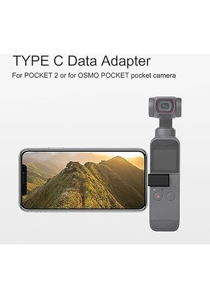 Pocket 2/osmo Cep Kamerası Için Usb-C Akıllı Telefon Adaptörü, Akıllı Telefon Tip C Veri Konektörü Adaptörü Android Cep Telefonu Konektörü Aksesuarları modelleri
