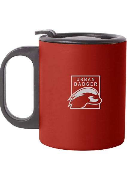 Badger Paslanmaz Çelik Kırmızı Mug 300 Ml, Dayanıklı Kamp Ekipmanları, Kamp Aksesuarları, Açık Hava Sporları, Doğa Sporları, Yürüyüş, Kamp Mutfağı, Kamp Malzemeleri