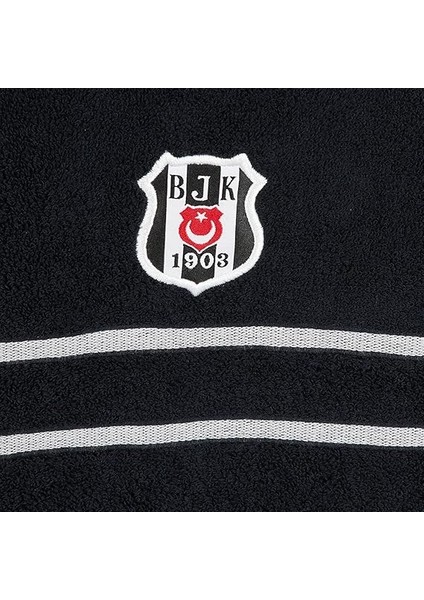 Beşiktaş Lisanslı Arma BASKILI%100 Pamuk Banyo Havlusu, Siyah, 70X140 cm fırsatları