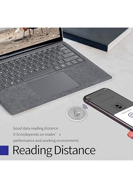 Adet Timeskey Nfc Çıkartması Ntag 213 Tam Programlanabilir NTAG213 Nfc Etiketleri Dairesel Çıkartmalar, Android ve Diğer Nfc Etkin Cihazlarla Uyumlu 144 Bayt Bellek fırsatları