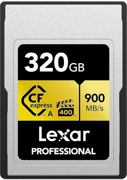 320GB Profesyonel Cfexpress Tip A Gold Serisi Hafıza Kartı, 900MB/S'YE Kadar Okuma, Sinema Kalitesinde 8k Video, Anma Vpg 400 (LCAGOLD320G-RNENG) modelleri