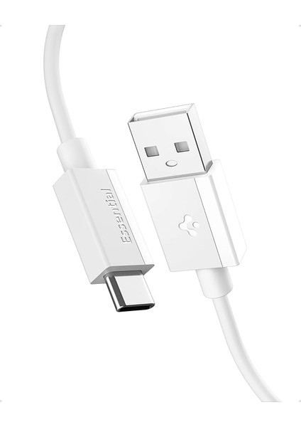 Usb-A To Usb-C 2 Metre Kablo 60W Güç/hızlı Şarj / 480 Mbps Data Aktarım Hızı Type-C Ekstra Dayanıklı White - ACA08716
