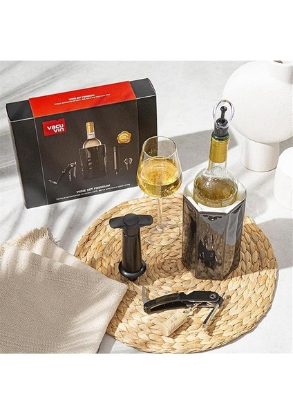 Vin Premium Şarap Seti 4 Parça Hediye Kutulu modelleri