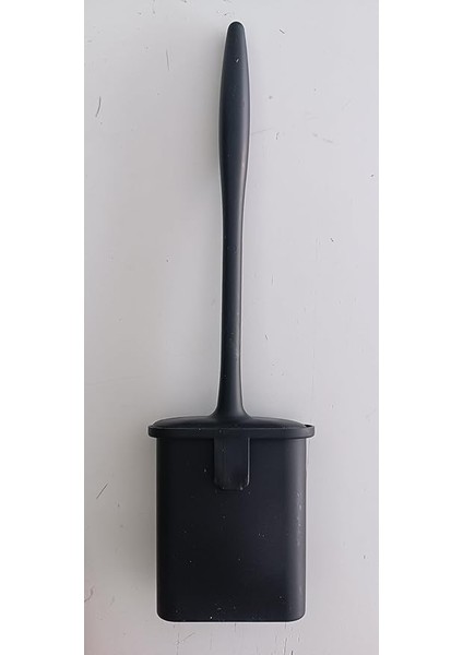 Tuvalet Fırçası Silikon Klozet Wc Banyo Küvet Temizleme Fırçası Antibakteriyel Kolay Temizlenir Delmeden Duvara Monte Ürün Boyutu: 36.5cm x 10CM x 4.1cm (Siyah)