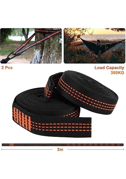 Hamak Sabitleme 2 Paket 3 M x 2,5 cm Hamak Kayışı Maks. 500 kg Hamak Asma Seti, 2 Karabina Kancalı Taşıma Çantası, Hamak, Salıncak, Kamp, Yürüyüş, Dış Mekan Için Taşıma Çantası fiyatları