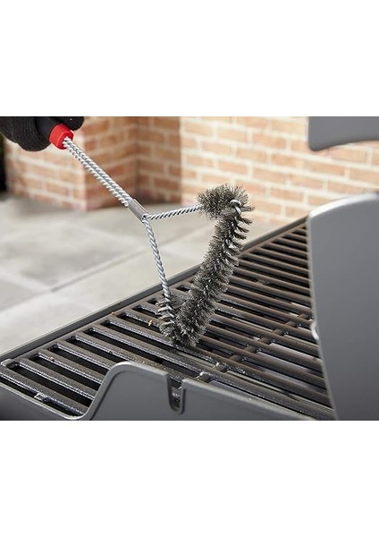 6278 Üç Taraflı Barbekü Fırçası 46CM fırsatları