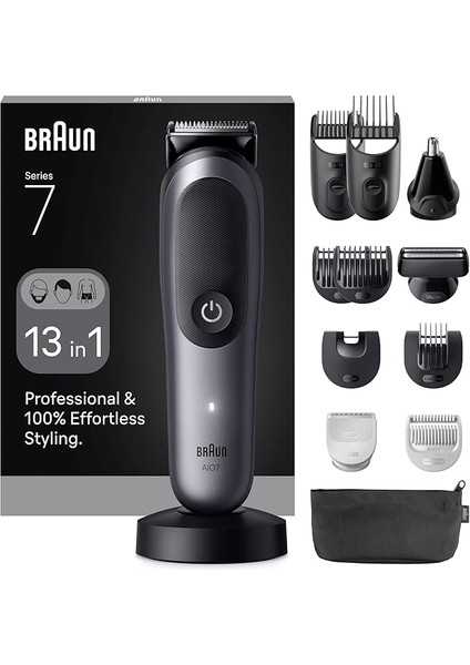 Hepsi Bir Arada Series 7, 13'ü 1 Arada Tıraş Kiti, Problade, Autosense, AIO7560