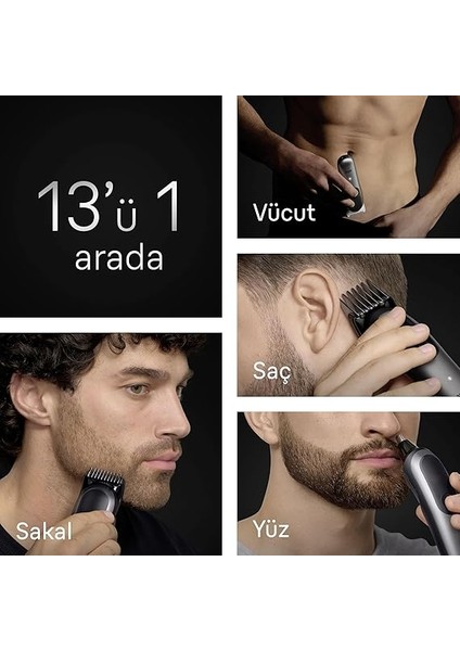 Hepsi Bir Arada Series 7, 13'ü 1 Arada Tıraş Kiti, Problade, Autosense, AIO7560 modelleri