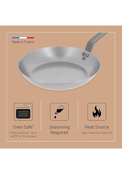 Buyer Omlet Tavası, Paslanmaz Çelik, Gümüş, 24 cm modelleri