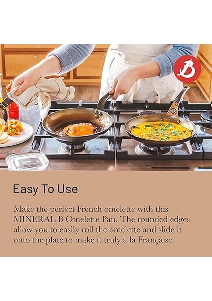 Buyer Omlet Tavası, Paslanmaz Çelik, Gümüş, 24 cm fırsatları