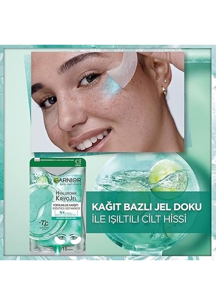 Hyaluronik Kriyojel Yorgunluk Karşıtı Soğutucu Göz Maskesi modelleri