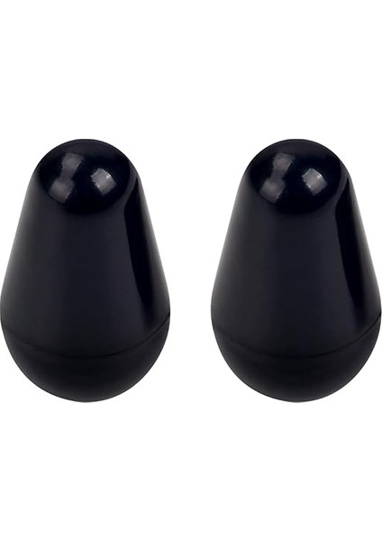 Guitars 5 Yollu Geçiş Anahtarı Ucu Imperial 4,9 mm (3/16 Inç) Pikap Seçici Anahtar Kapakları Abd Fender Stratocaster Strat Telecaster Tele 2'li Paket Jt/dwqm-04 Siyah fırsatları