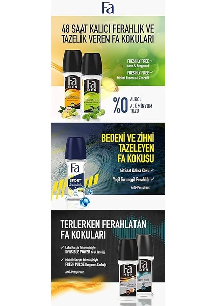 Sport Erkek Roll-On 50 ml Turunçgil Aromalı 1 Adet fırsatları