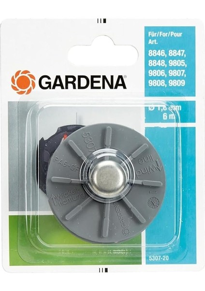 Yedek Iplik Makarası: Gardena Turbo Çim Biçme Makinesi Için Değiştirilebilir Iplik Makarası, Çim Biçme Makinesi Için Yedek Parça (5307-20)