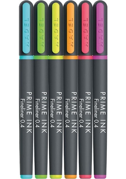Prime Ink Fineliner 6'lı Neon Klasik Ince Uçlu Kalem fiyatları
