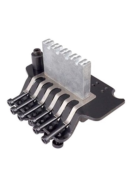 6 Dize Çift Rulo Tailpiece Eyer Tremolo Köprü Sistemi Elektro Gitar Değiştirme Için modelleri