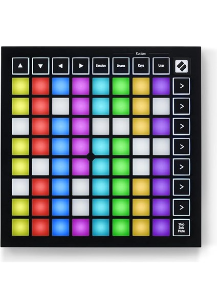 Launchpad Mini Mk3, Taşınabilir Mıdı 64-Pad, Ableton Live ve Logic Pro Performansları Için USB Izgara Denetleyicisi, Siyah