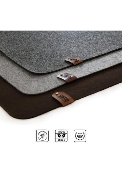 Keçe Mouseped (50X100CM) Açık Gri, Oyuncu Gamer Mouse Pad, Büyük Boy Large Ofis Tipi Mouse Ped, Fare Altlığı, Düz Masa Koruyucu Klavye Altı Mousepad fırsatları