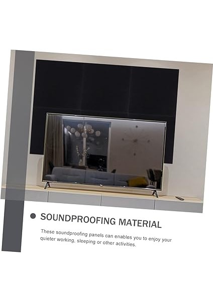 2 Adet Akustik Paneller Geçirmez Kapı Yankı Panelini Azalt Tavan Akustik Emici Tahta Kendinden Yapışkanlı Uyarı Gürültü Azaltma Paneli Duvar Kaplaması Seramik Karo Keçe indirimleri